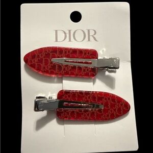 Dior Red Hair Accessories